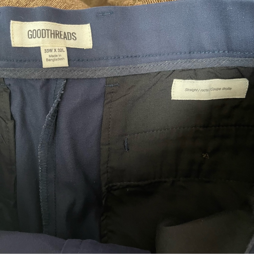 Goodthreads Straight Blue Pants - Picture 6 of 9